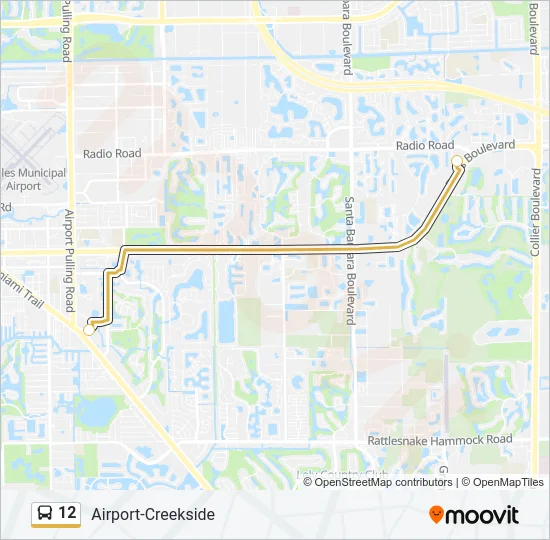 12 Bus Line Map