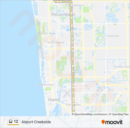12 Bus Line Map