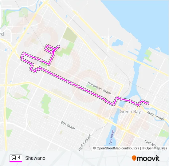 4 Bus Line Map