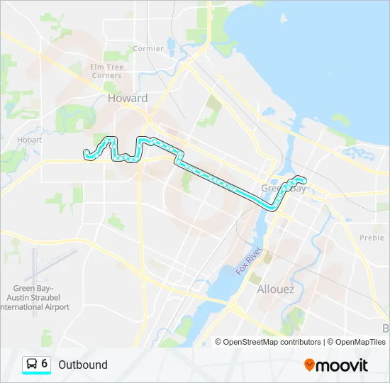 6 Bus Line Map