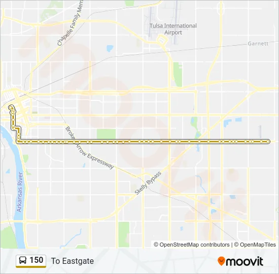 150 Bus Line Map