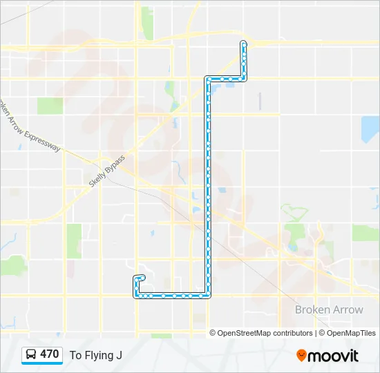 470 Bus Line Map