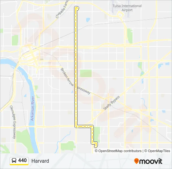 440 Bus Line Map