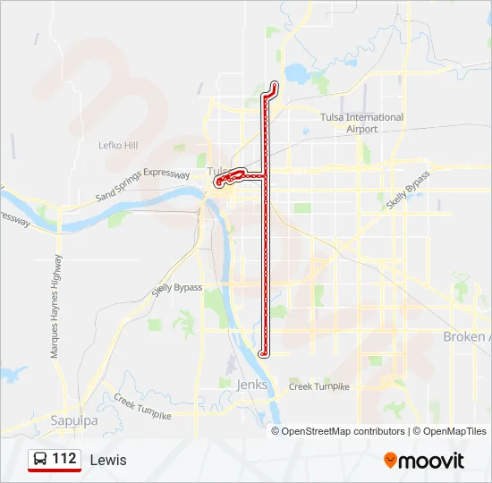 112 Bus Line Map