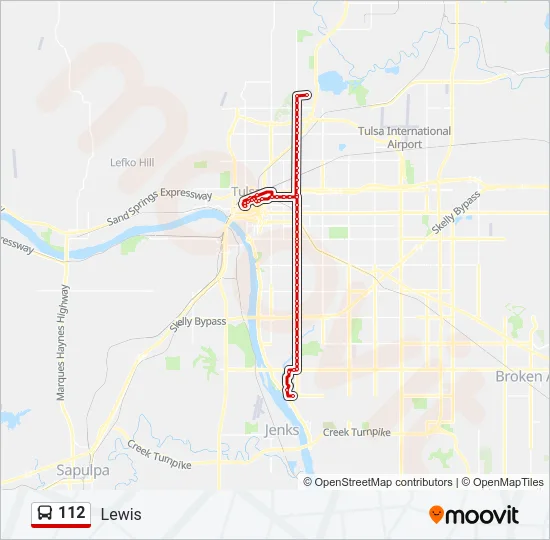 112 Bus Line Map