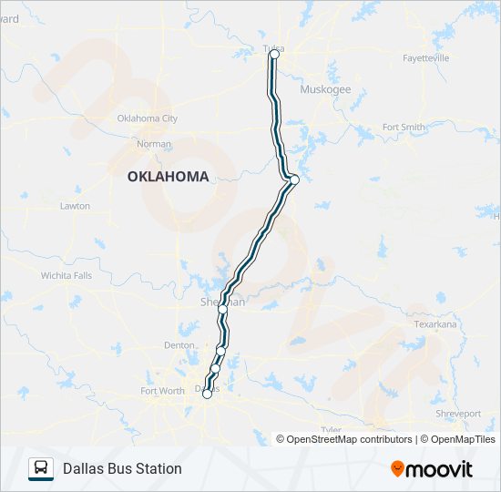 GREYHOUND US1146 bus Line Map