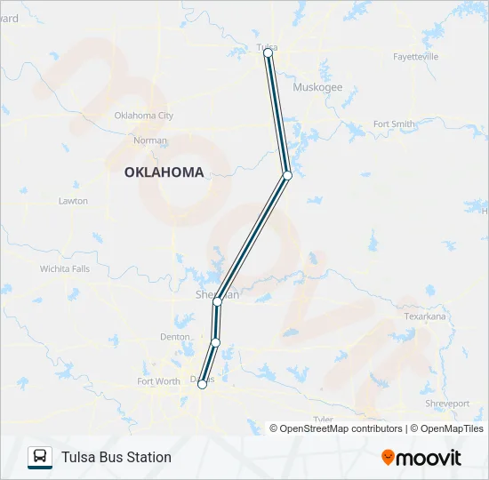 GREYHOUND US1146 Bus Line Map
