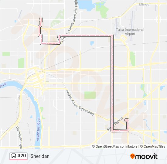 320 bus Line Map