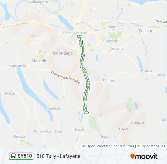 SY510 bus Line Map SY510 bus Line Map