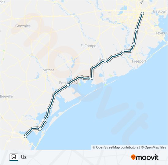 greyhound us1126s Route Schedules Stops Maps Brownsville Bus