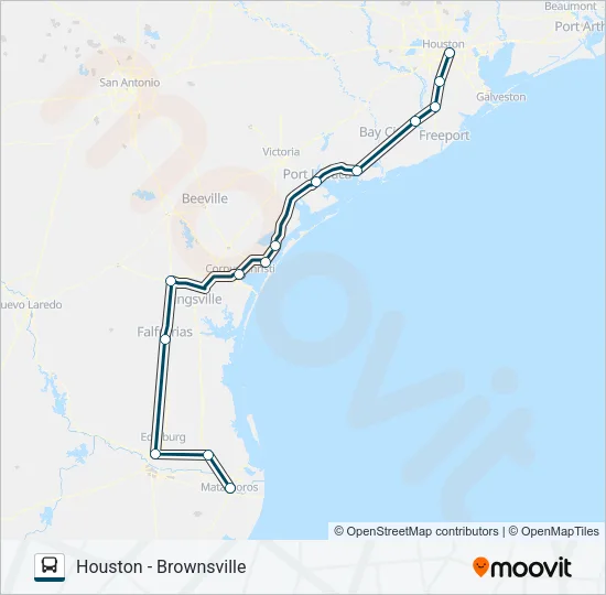 GREYHOUND US1126S Bus Line Map