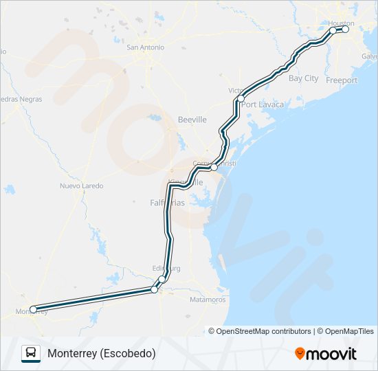 GREYHOUND US1128 Bus Line Map
