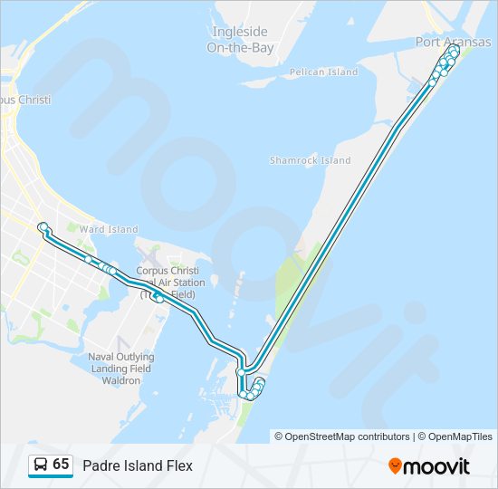 65 Bus Line Map