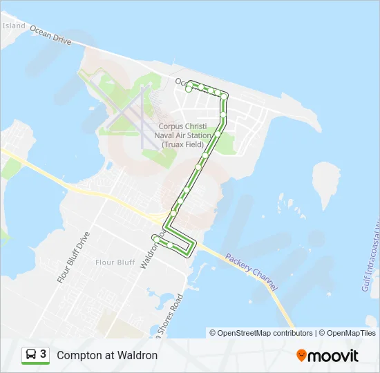 3 Bus Line Map