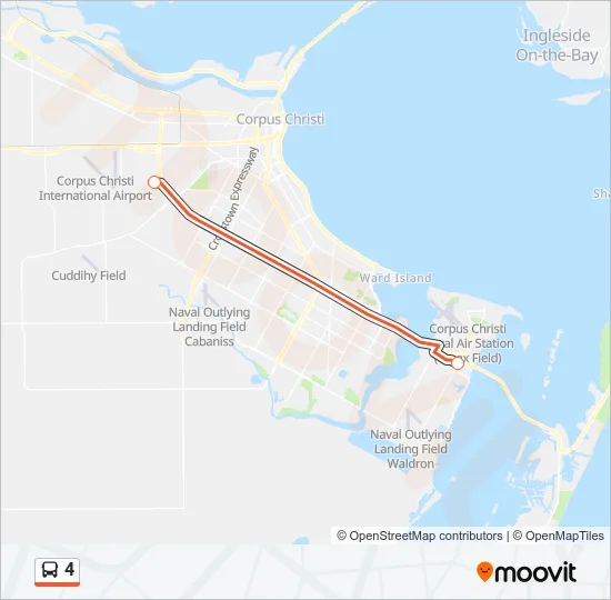 4 Bus Line Map