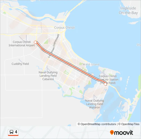 4 Bus Line Map