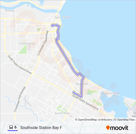 6 Bus Line Map