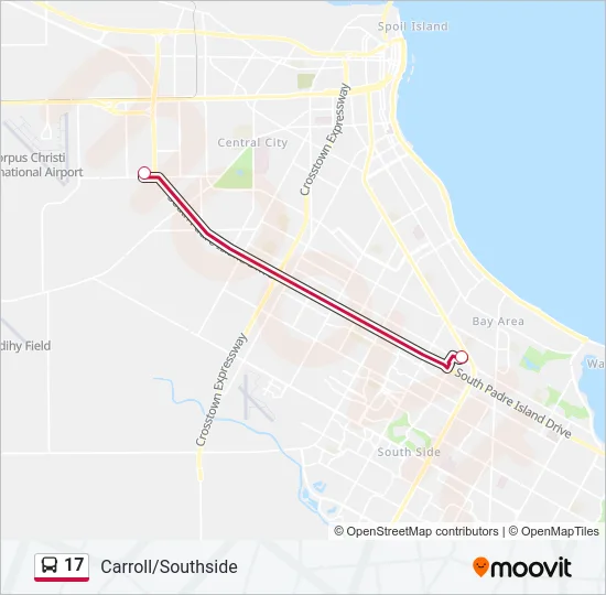 17 Bus Line Map