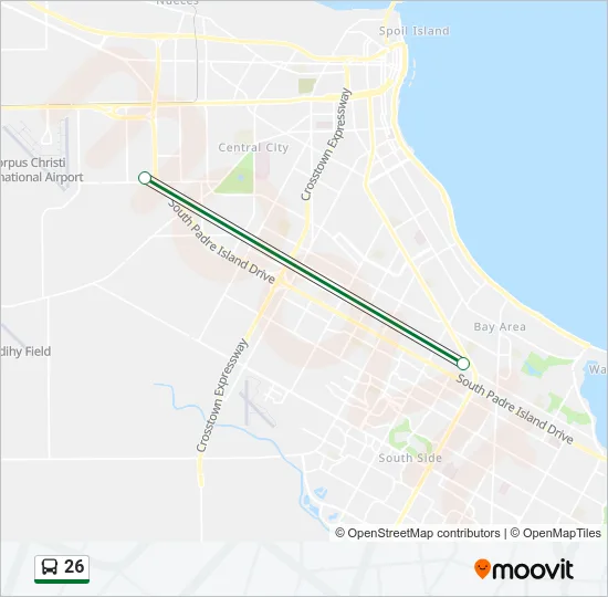26 Bus Line Map