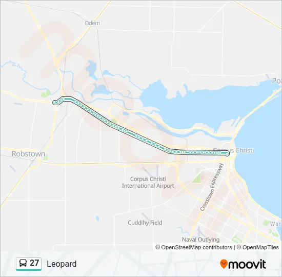 27 Bus Line Map