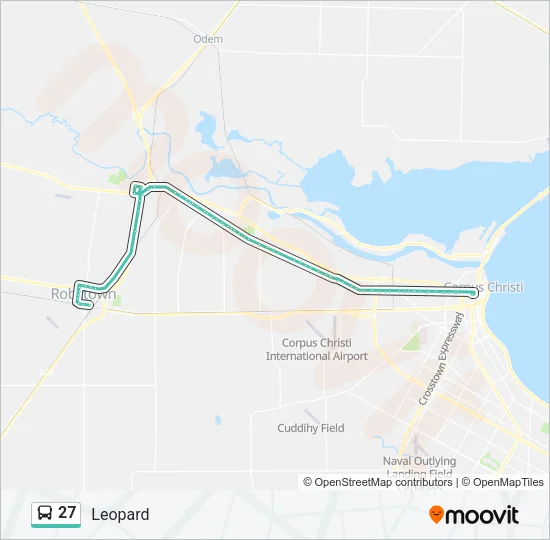 27 Bus Line Map