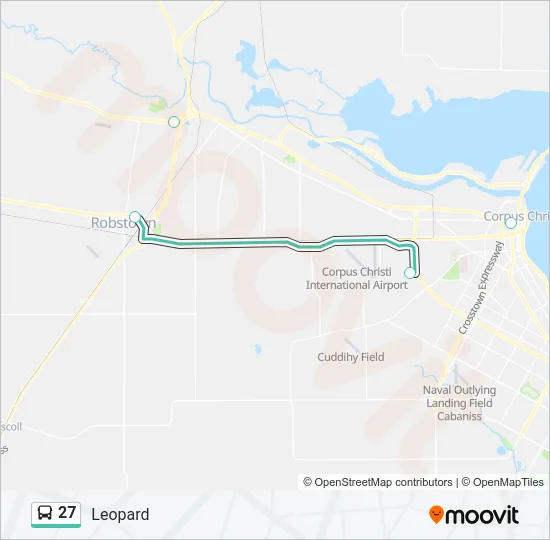 27 Bus Line Map