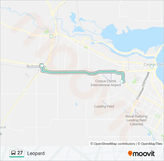 27 Bus Line Map