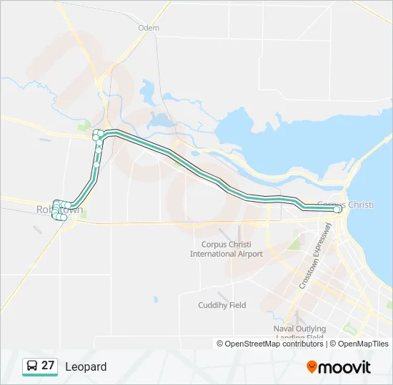 27 Bus Line Map