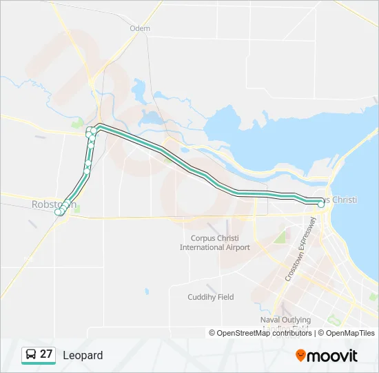27 Bus Line Map