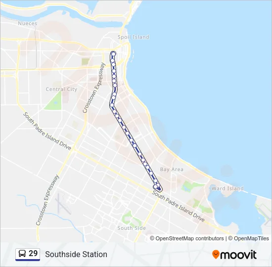 29 Bus Line Map