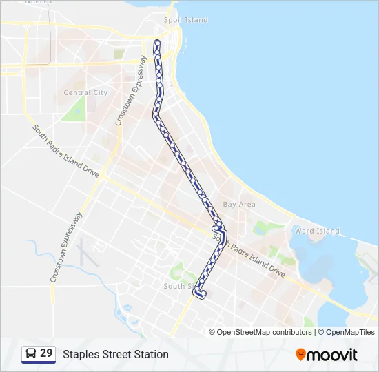 29 Bus Line Map