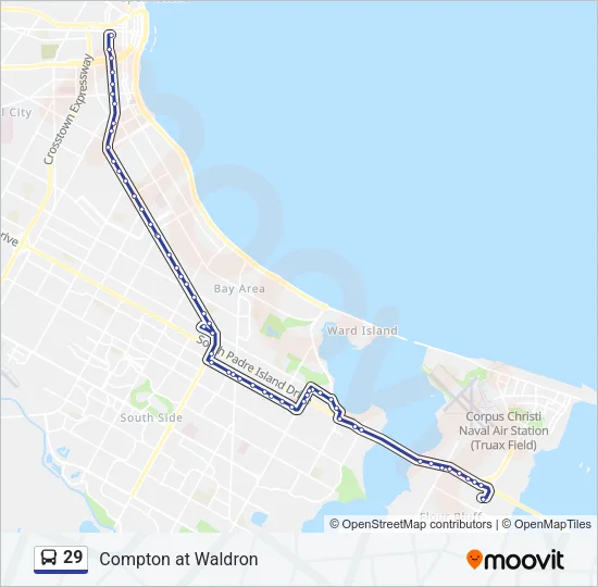 29 Bus Line Map