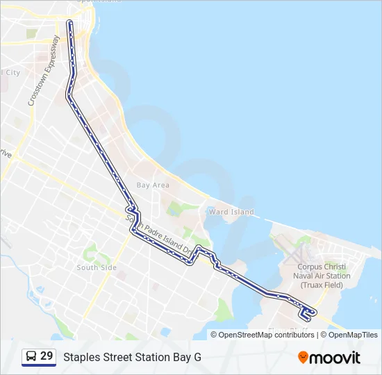 29 Bus Line Map