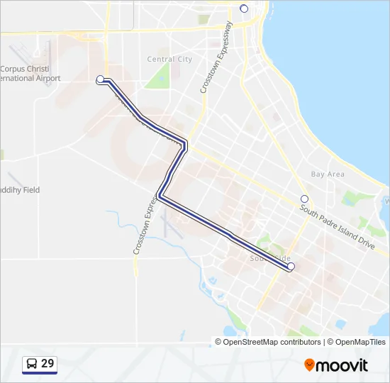 29 Bus Line Map