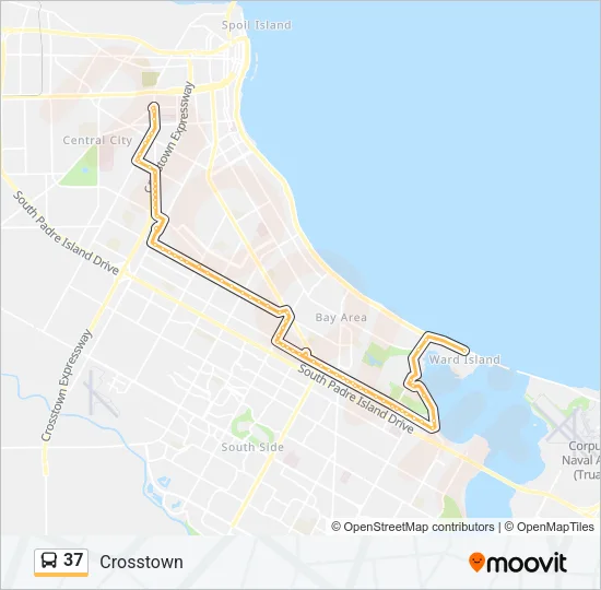 37 Bus Line Map