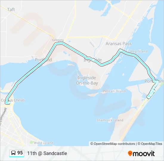 95 Bus Line Map