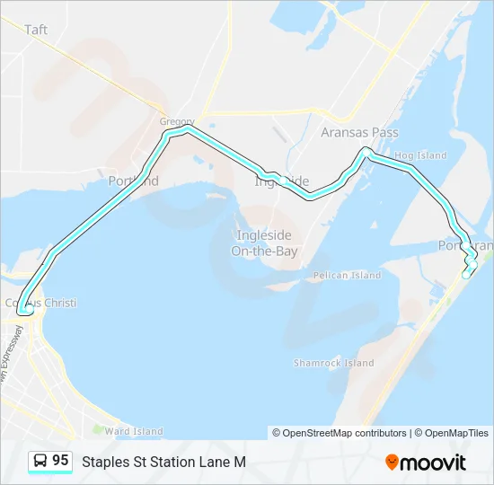 95 Bus Line Map