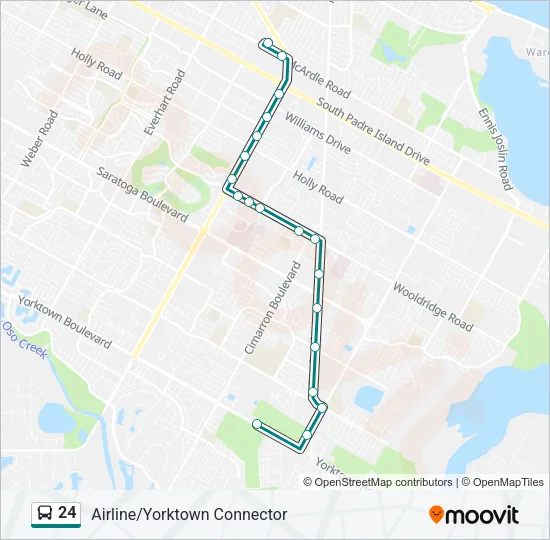 24 Bus Line Map