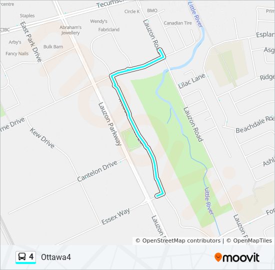 N4 Bus Schedule 2022 4 Route: Schedules, Stops & Maps - Ottawa4 (Updated)