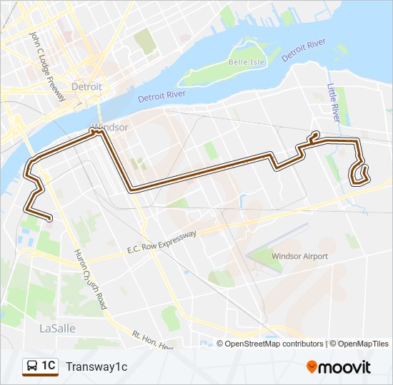 1c Route Schedules Stops Maps Transway1c Updated