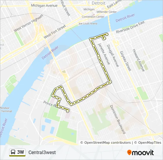 Central 3 West Bus Schedule 3W Route: Schedules, Stops & Maps - Central3West (Updated)