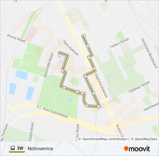 Central 3 West Bus Schedule 3W Route: Schedules, Stops & Maps - Notinservice (Updated)