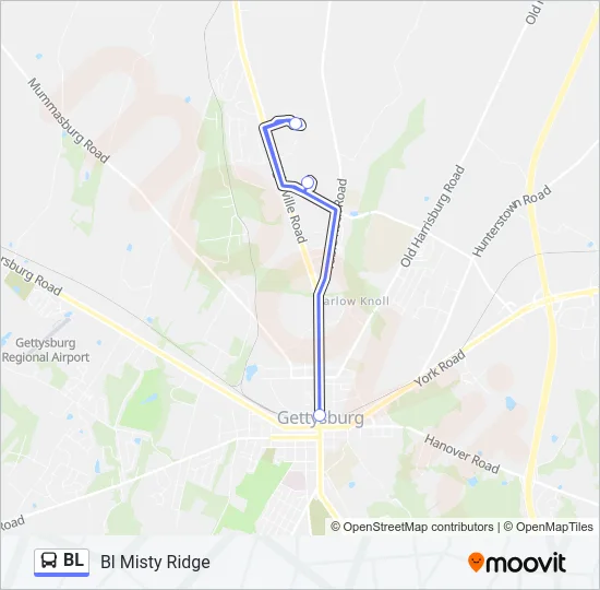BL Bus Line Map