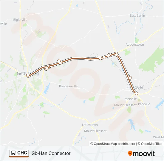 GHC Bus Line Map