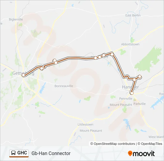 GHC Bus Line Map