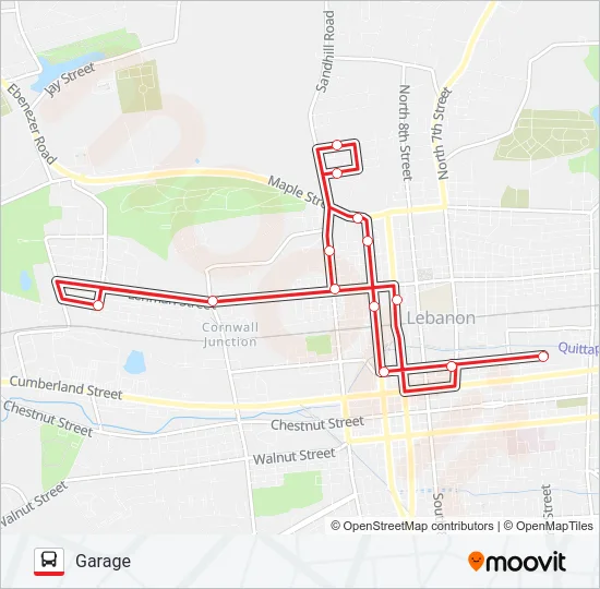 ROUTE 3 Bus Line Map