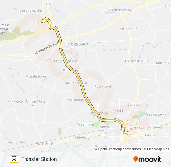 10 OLD FORGE EXPRESS Bus Line Map
