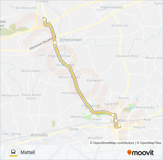 10 OLD FORGE EXPRESS Bus Line Map