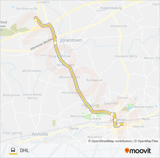 10 OLD FORGE EXPRESS Bus Line Map