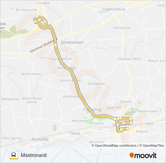 10 OLD FORGE EXPRESS Bus Line Map